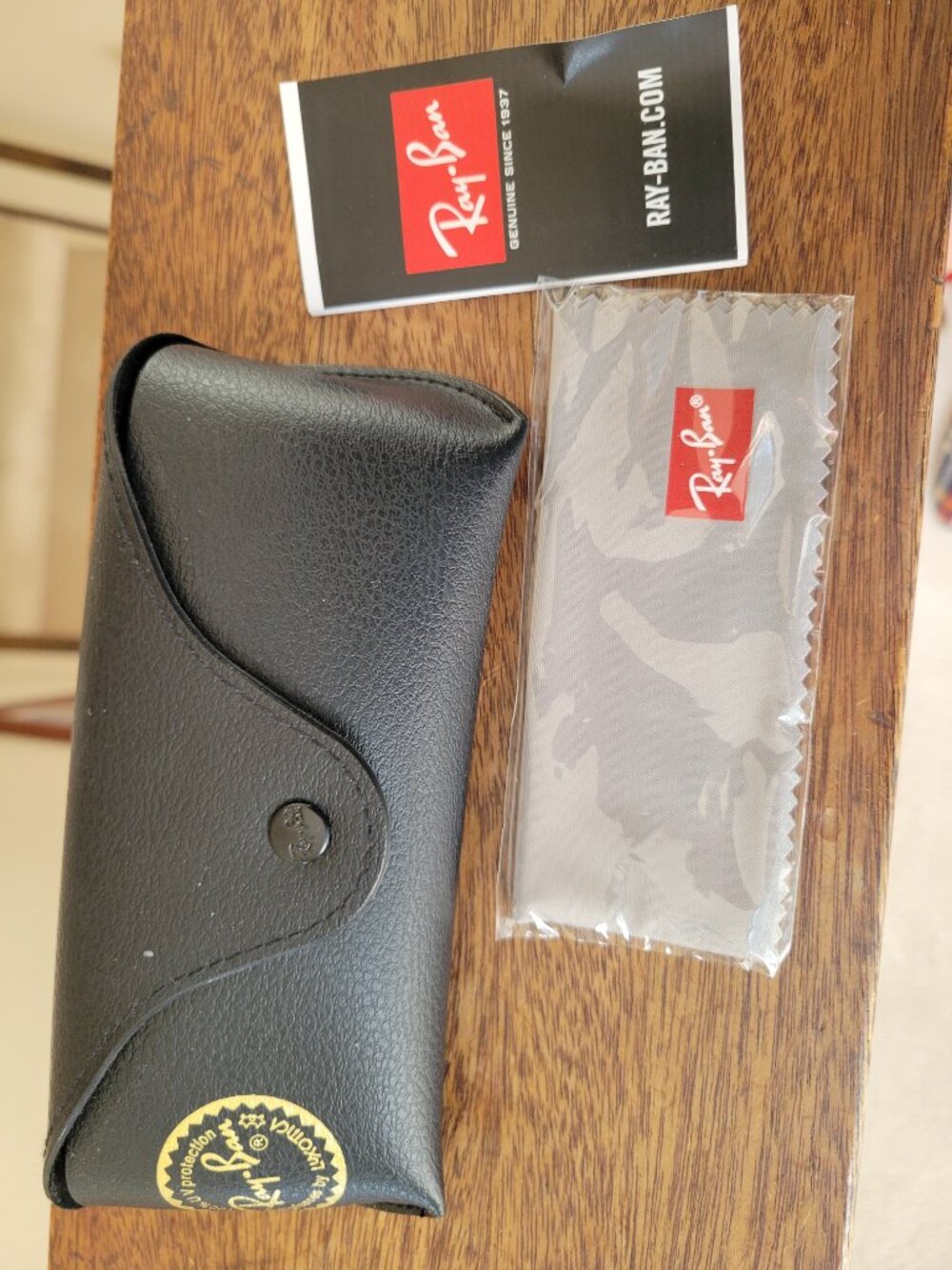 Ray-Ban Elliot Black Frame Sunglasses with Black Lenses - Picture 2 of 2